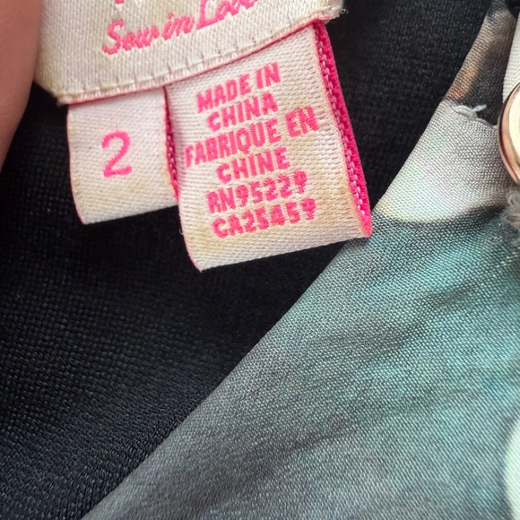 Ted Baker Pink Floral Draped Shift Dress - Picture 2 of 2